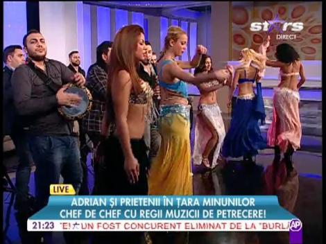 Adrian şi prietenii &icirc;n Ţara Minunilor! Chef de chef cu regii muzicii de petrecere