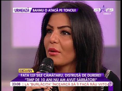 Fiica lui Sile Cămătaru, distrusă de durere: "Tata a plătit prea mult pentru nimic"