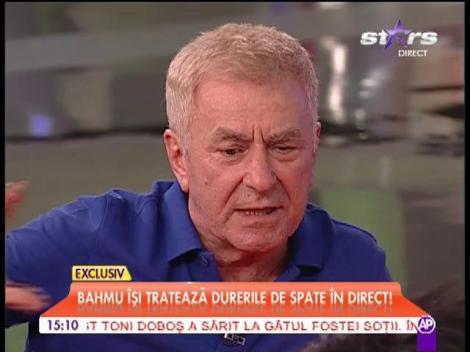 Adriana Bahmuţanu &icirc;şi tratează durerile de spate, &icirc;n direct! Trebuie să vezi momentul haios