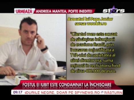 Veste şoc pentru Andreea Bălan! Fostul ei iubit este condamnat la închisoare