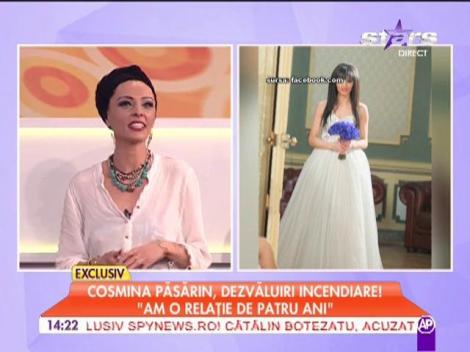 Cosmina Păsărin, despre căsătorie: "Îmi e frică de un divorţ"