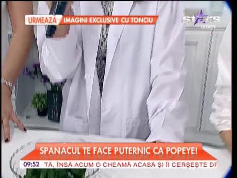 Spanacul, ideal &icirc;n cura de slăbire!