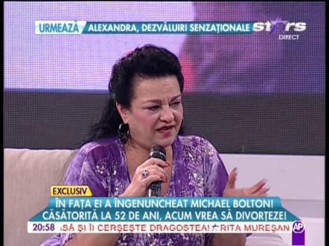 Cum i-a c&acirc;ntat Panseluţa Feraru lui Michael Bolton? Artistul a &icirc;ngenuncheat &icirc;n faţa ei