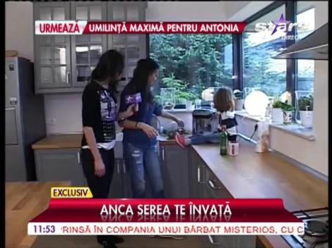 Anca Serea, mămica perfectă! Cum să pregăteşti un pr&acirc;nz sănătos pentru copiii tăi?