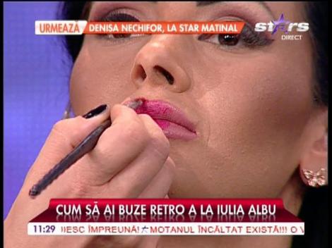 Cum să ai buze retro a la Iulia Albu?