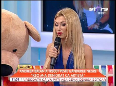 Andreea Bălan la Star Matinal de Weekend