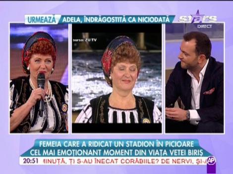 Femeia care a ridicat un stadion &icirc;n picioare! Cel mai emoţionant moment din viaţa Vetei Biriş