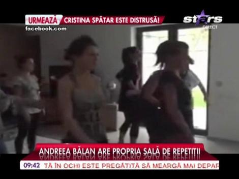 Andreea Balan are propria sala de repetitii