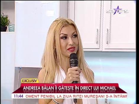 Ce îi pregăteşte Andreea Bălan lui MIchael?