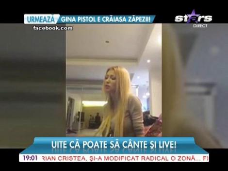 Andreea Bălan închide gura răutăcioşilor! Uite că poate să cânte live