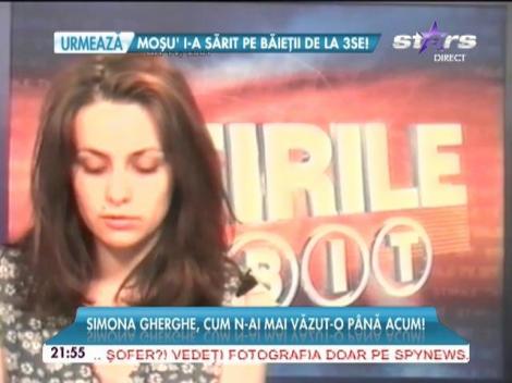 Imagini de la debutul &icirc;n televiziune! Simona Gherghe, aşa cum nu ai mai văzut-o p&acirc;nă acum