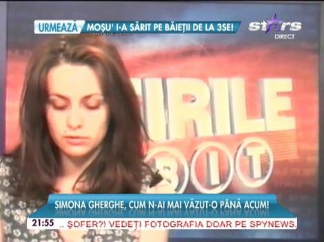 Imagini de la debutul în televiziune! Simona Gherghe, aşa cum nu ai mai văzut-o până acum