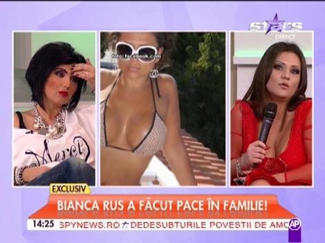 Bianca Rus a făcut pace în familie!