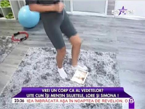 Silueta cu sudoarea frunții se ține! Loredana Chivu și Simona Trașcă trag din greu la sală