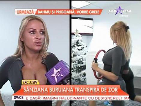 Sânziana Buruiană s-a pus pe treabă: "Muncesc și mănânc"