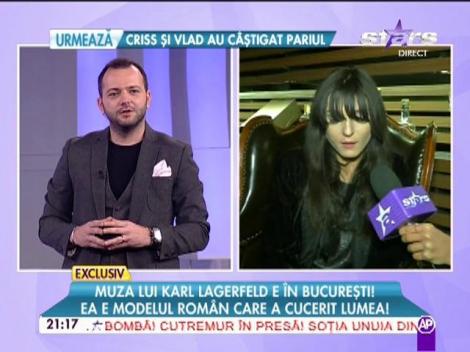 Muza lui Karl Lagerfeld e &icirc;n Bucureşti! Ea e modelul rom&acirc;n care a cucerit lumea!