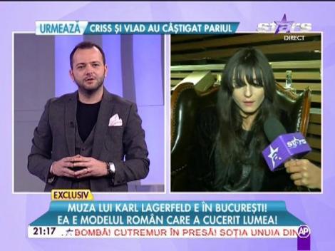 Muza lui Karl Lagerfeld e în Bucureşti! Ea e modelul român care a cucerit lumea!