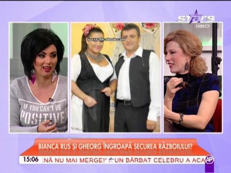 Bianca Rus şi Gheorg &icirc;ngroapă securea războiului? "Nu o să neg ceea ce s-a &icirc;nt&acirc;mplat"