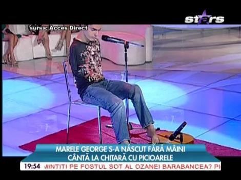 George s-a născut fără m&acirc;ini &icirc;n Rom&acirc;nia, dar o familie din America l-a adoptat