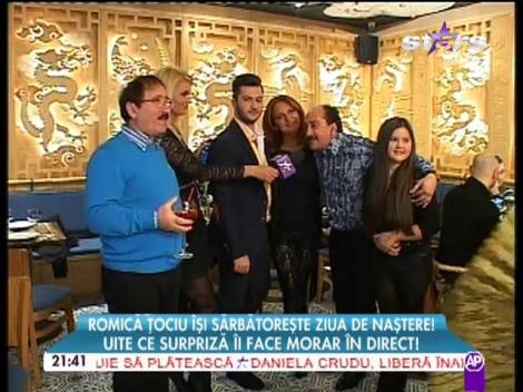 Romică Ţociu şi-a sărbătorit ziua de naştere! Uite ce surpriză i-a făcut Mihai Morar, în direct