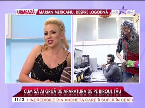 Doamna Sclerohouse te învaţă cum să cureţi aparatura de pe birou