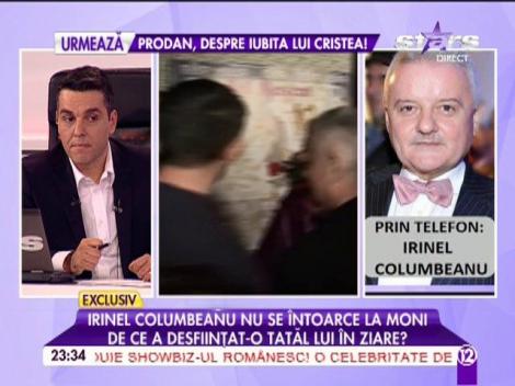 Irinel Columbeanu nu se întoarce la Monica Gabor! Ea l-a jignit din cauza lui Mr. Pink