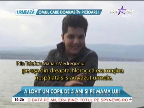 Marian Medregoniu, accident pe zebră! A lovit un copil 5 ani şi pe mama lui!