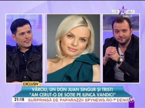 Liviu V&acirc;rciu, despre Jojo: "Am iubit-o mult! Trebuia să ne căsătorim"