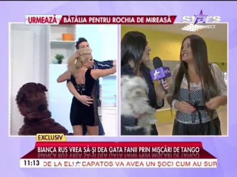 Bianca Rus slăbeşte &icirc;n paşi de dans