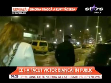 Bianca şi Victor au din nou probleme în paradis! Ce i-a făcut Victor Biancăi în public