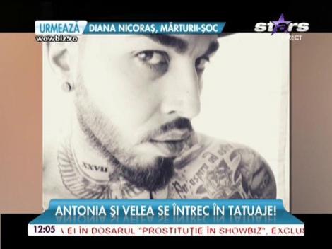 Antonia şi Alex Velea se &icirc;ntrec &icirc;n tatuaje