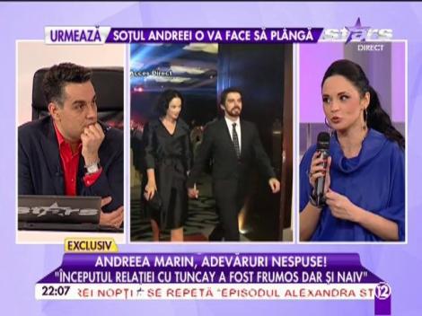 Andreea Marin, despre cum a &icirc;nceput relaţia ei cu Tuncay: "A fost c&acirc;t se poate de frumos, dar şi naiv &icirc;n acelaşi timp"