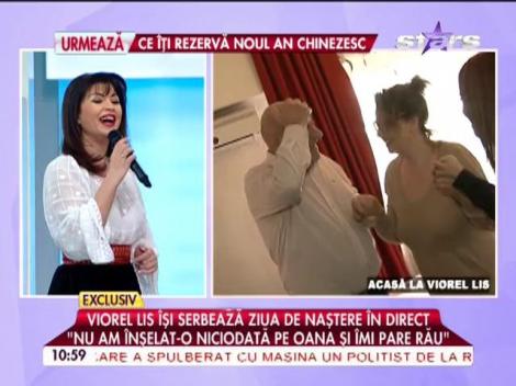 Regretul lui Viorel Lis de ziua lui de naştere! Are legătură cu Oana