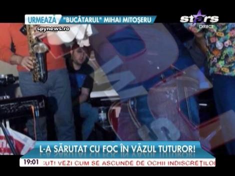 Florin Salam, prins în off-side! L-a sărutat cu foc în văzul tuturor