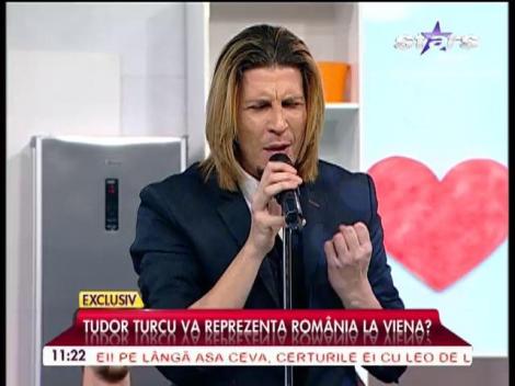 C&acirc;ştigătorul X Factor, &icirc;n finala pentru Eurovision 2015! Tudor Turcu ne reprezenta ţara la Viena?