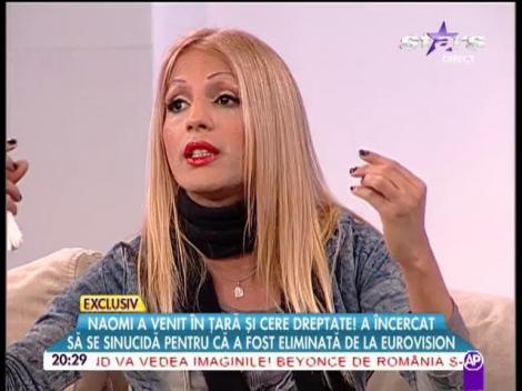 Naomi, dezvăluiri cutremurătoare: "Mama m-a aruncat în şanţ la 3 zile de la naştere"