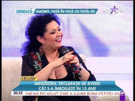 Minodora, declaraţie de avere! Cât s-a îmbogăţit în 15 ani