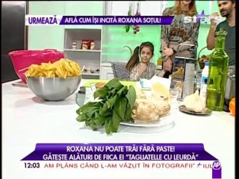 Reţeta "Star Chef" - Roxana Ciuhulescu a făcut "Tagliatelle cu leurdă"