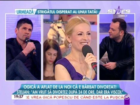 Stelian Ogică a primit actele de divorţ prin poştă: "M-am căsătorit sub formă de glumă!"