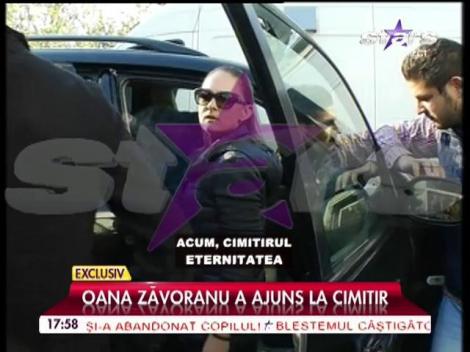 Oana Zăvoranu a ajuns la cimitir!