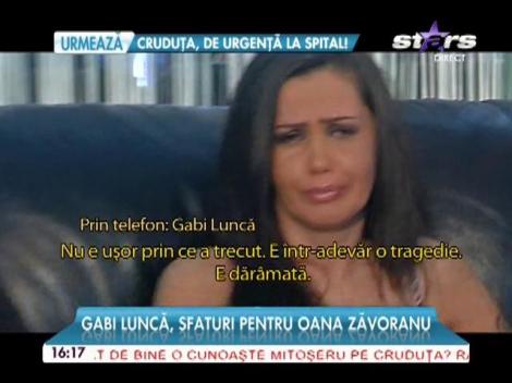 Gabi Luncă, sfaturi pentru Oana Zăvoranu: "&Icirc;i trebuie un control. Să meargă la un medic!"