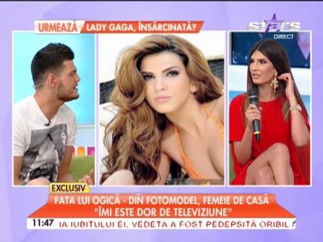 Fata lui Ogică - din fotomodel, femeie de casă: "Iubitul meu &icirc;şi doreşte un copil!"