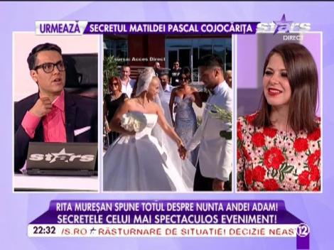 Designerii &icirc;i dau note! Ce spune Rita Mureşan despre rochia de mireasă a Andei Adam