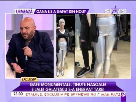 Ţinuta lui Ruby, desfiinţată de Alin Gălăţescu: "Este un exerciţiu, e o bazaconie chestia asta!"