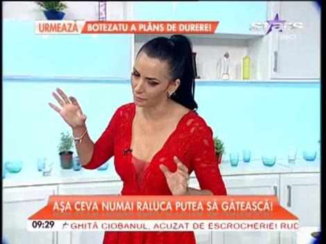 Raluca Dumitru îţi propune o reţetă de dietă: "Ciorbă de salată"