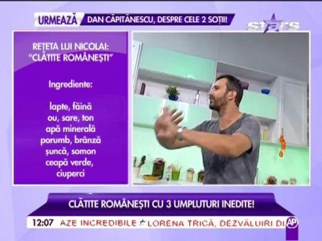 Reţeta "Star Chef" - Nicolai Tand: Clătite româneşti cu şuncă şi brânză