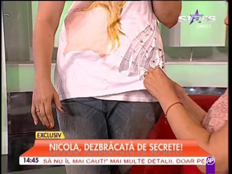 Adriana Bahmuţeanu, croitoraşul cel viteaz! A pus m&acirc;na pe foarfecă şi ac şi a făcut "minuni" din tricoul Nicolei