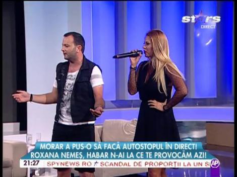 Roxana Nemeş, supusă la testul lui Mihai Morar! Cum a cântat live, la tv