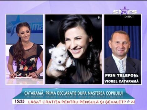 Adina Alberts a născut! Primele declaraţii ale lui Viorel Cataramă despre fiica lui