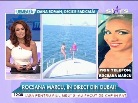 La mulţi ani, Rocsana Marcu! Vedeta &icirc;ţi petrece vremea &icirc;n lux, &icirc;n Dubai